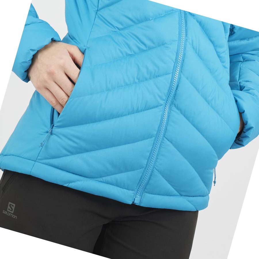 Salomon ESSENTIAL XWARM DOWN INSULATED Kadın Ceket Mavi | TR 2447WNB